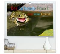 CALVENDO - La grenouille souriante et ses amis (calendrier mural 2027 de qualité supérieure DIN A2 paysage) - Impression artistique brillante : « Da musste ich auch lachen und hab fast die Kamera