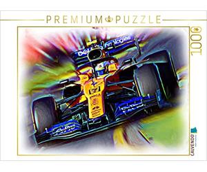 CALVENDO Le Puzzle Brite Lando Norris est considéré comme l'un des Plus Grands Talents des années passées. Puzzle Photo de 1000 pièces de 64 x 48 cm pour des Heures heureuses