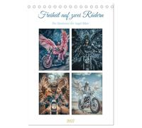 CALVENDO - Liberté sur deux roues - Les aventures des motards de pêche (calendrier de bureau 2027 DIN A5 haut), calendrier mensuel : les motards de pêche sont une communauté d'esprits libres et