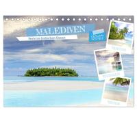 CALVENDO - Maldives, perle dans l'océan indien (calendrier de bureau 2027 DIN A5 paysage), calendrier mensuel : capturer la beauté des Maldives avec l'appareil photo.