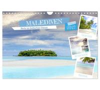CALVENDO - Maldives, perle dans l'océan Indien (calendrier mural 2027 DIN A4 paysage) - Calendrier mensuel : capturer la beauté des Maldives avec l'appareil photo.