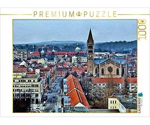 CALVENDO Mico10 Puzzle Église Saint-Pierre et Paul Porte Nauen et Administration de la Ville de Potsdam 1000 pièces Taille de la Pose 64 x 48 cm Photo Puzzle Image de Mico10