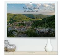 CALVENDO Nouvelles impressions de l'Alb souabe (calendrier mural 2027 de qualité supérieure DIN A2 paysage) - Impression artistique brillante : images de l'Alb souabe du point de vue de la caméra, la