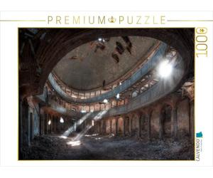 CALVENDO Oliver Jerneizig Puzzle The Chapel Ancienne Église abandonnée en Pologne 1000 pièces Taille 64 x 48 cm