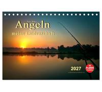 CALVENDO - Pêche - ma passion (calendrier de table 2027 DIN A5 paysage) - Calendrier mensuel : nature intacte, forêts et prairies, lacs idylliques, mers et canaux - Un rêve pour chaque pêcheur, ici