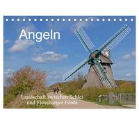 CALVENDO - Pêche - Paysage entre Schlei et Flensburger Förde (calendrier de table 2027 DIN A5 paysage), calendrier mensuel : réserve naturelle, chemin de fer à vapeur historique, maisons idylliques de