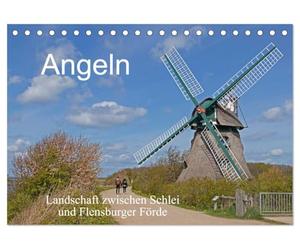 CALVENDO - Pêche - Paysage entre Schlei et Flensburger Förde (calendrier de table 2027 DIN A5 paysage), calendrier mensuel : réserve naturelle, chemin de fer à vapeur historique, maisons idylliques de