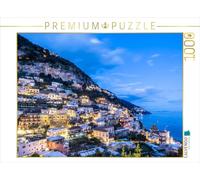 CALVENDO Positano Puzzle Crépuscule Enchanteur | 1000 pièces 64 x 48 cm Photo Puzzle pour Heures de Bonheur