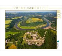 CALVENDO Prime Selection Calendrier Puzzle Photo de la forteresse Royale, Monts de grès Elbe, Saxe 1000 pièces, Taille de la Ponte, 64 x 48 cm