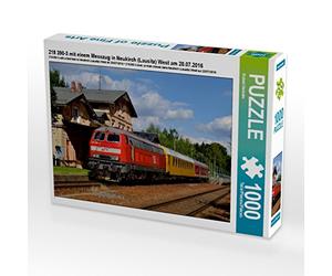 CALVENDO Puzzle 218 390-3 avec Un Train de Mesure à Neukirch (Lausitz) Ouest Le 20.07.2016 1000 Pieces 64 x 48 cm from Robert Heinzke