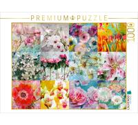 CALVENDO Puzzle Verträumte Blumen-Collage 1000 Teile Puzzle quer 1000 Pieces 64 x 48 cm from Alaya GADEH