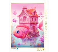 CALVENDO Puzzle A fat fish stuck in the too small house | 1000 pieces, finished