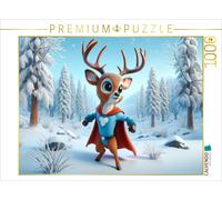 CALVENDO Puzzle A frosty superhero adventure | 1000 pieces, finished size 25.2 ×
