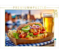 CALVENDO Puzzle A hot dog - to bite into | 1000 pieces, finished size 25.2 × 18.