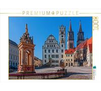 CALVENDO Puzzle A la Fontaine de Neumarkt à Oschatz 1000 Pieces 64 x 48 cm from wkbilder
