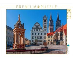 CALVENDO Puzzle A la Fontaine de Neumarkt à Oschatz 1000 Pieces 64 x 48 cm from wkbilder