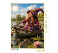 CALVENDO Puzzle A Magical Boat Ride | 1000 pieces, finished size 25.2 × 18.9 in