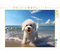 CALVENDO Puzzle A motif from the calendar "Bichon frisé, white puppies with curl