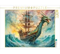 CALVENDO Puzzle A motif from the calendar Fantasy Dragon Sailing Ships | 1000 pi