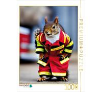 CALVENDO Puzzle A motif from the calendar Fire brigade - animal fire department