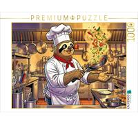 CALVENDO Puzzle A motif from the calendar Funny sloth at work - comic | 1000 pie
