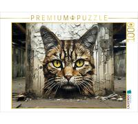 CALVENDO Puzzle A motif from the calendar "Graffiti cats" | 1000 pieces, finishe