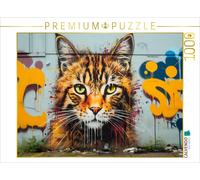 CALVENDO Puzzle A motif from the calendar "Graffiti cats" | 1000 pieces, finishe