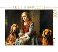 Puzzle CALVENDO Un motif du calendrier "Dame au chien". | 1000 pièces, format as