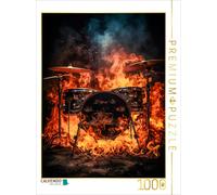 CALVENDO Puzzle A motif from the calendar Music on Fire | 1000 pieces, finished