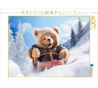 CALVENDO Puzzle A motif from the calendar Teddy bear and his adventures | 1000 p