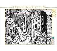 Puzzle CALVENDO Une illustration tirée du calendrier « Graffitis en noir et blan