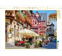 CALVENDO Puzzle A scene from the Bacharach calendar - Half-timbered charm on the