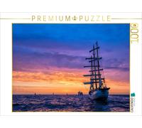 CALVENDO Puzzle Windjammer sur la mer Baltique dans la lumière du Soir 1000 Pieces 64 x 48 cm from Rico Ködder