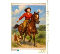 CALVENDO Puzzle A short gallop home | 1000 pieces, finished size 25.2 × 18.9 in
