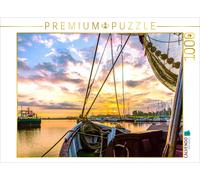CALVENDO Puzzle Vue sur Le Lever du Soleil à Travers Un Bateau 1000 Pieces 64 x 48 cm from Andrea Dreegmeyer