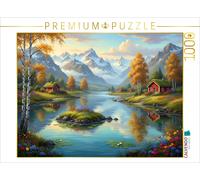 CALVENDO Puzzle A Visit to Norway in the Fall | 1000 pieces, finished size 25.2