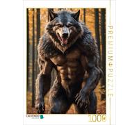 CALVENDO Puzzle A werewolf lurks in a dark forest | 1000 pieces, finished size 2