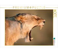 CALVENDO Puzzle A yawning lioness in the Masai Mara in Kenya. | 1000 pieces, fin