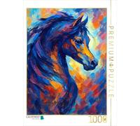 CALVENDO Puzzle Abstrait étalon Arabe | 1000 pièces 48 x 64 cm Photo Puzzle pour des Heures heureuses
