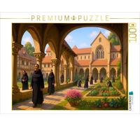 CALVENDO Puzzle Afternoon in the monastery | 1000 pieces, finished size 25.2 × 1