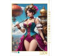 CALVENDO Puzzle Aiko - The steampunk queen | 1000 pieces, finished size 25.2 × 1