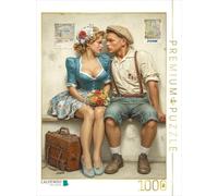 CALVENDO Puzzle « Aimez-Vous » - Alors Donnez-Moi Un Bisou - 1000 pièces - Dimensions : 48 x 64 cm - Puzzle Photo pour des Heures heureuses
