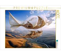 CALVENDO Puzzle Air sails in twilight flight | 1000 pieces, finished size 25.2 ×