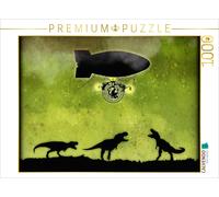 CALVENDO Puzzle Dinosaure dirigeable 1000 Pieces 64 x 48 cm from Vladi Krafft