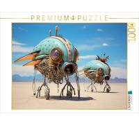 CALVENDO Puzzle Airship Fantasy | 1000 pieces, finished size 25.2 × 18.9 in (64