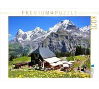 CALVENDO Puzzle Allmendhubel - Eiger-Mönch-Jungfrau - swissmountainview.ch 1000 Pieces 64 x 48 cm from swissmountainview.ch