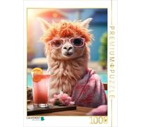 CALVENDO Puzzle Alpacas are like llamas, only with better style | 1000 pieces, f