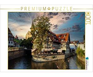 CALVENDO Puzzle Alte Zimmerei an der Agnesbrücke in Esslingen a.N. 1000 Teile Puzzle quer 1000 Pieces 64 x 48 cm from Peter Huschka