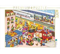 CALVENDO Puzzle Am Bahnhof 1000 Teile Puzzle quer 1000 Pieces 64 x 48 cm from Marion Krätschmer