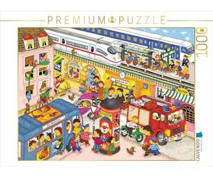CALVENDO Puzzle Am Bahnhof 1000 Teile Puzzle quer 1000 Pieces 64 x 48 cm from Marion Krätschmer